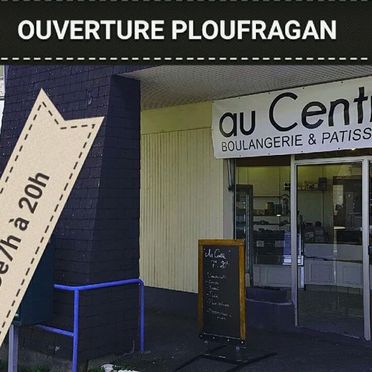 Devanture de la boulangerie Au Centre 