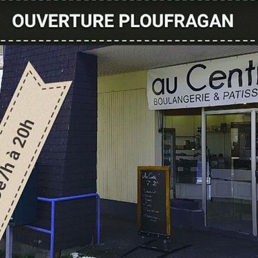 Devanture de la boulangerie Au Centre 